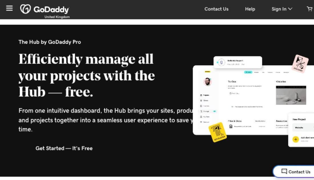 GoDaddy Pro Hub