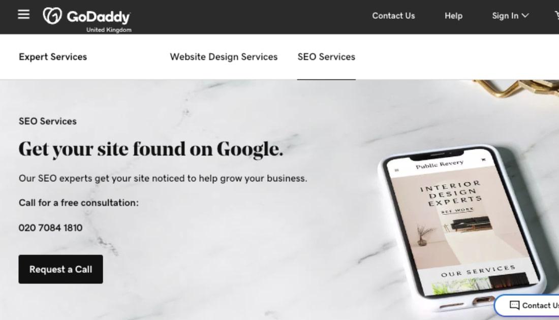 GoDaddy SEO Services