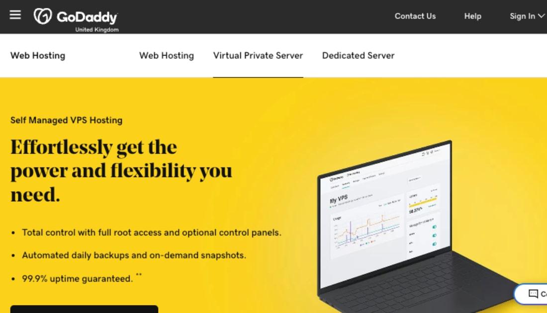GoDaddy VPS hosting