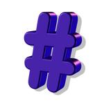 Hashtag graphic
