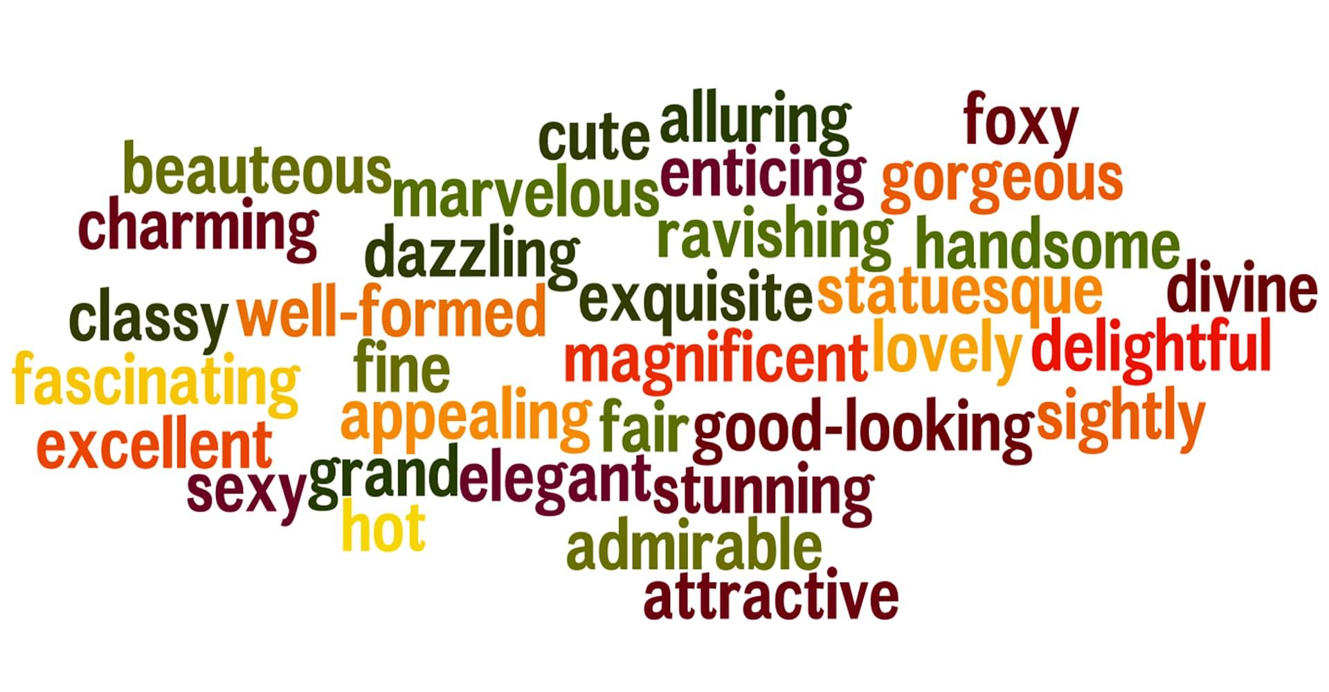Example of a word cloud