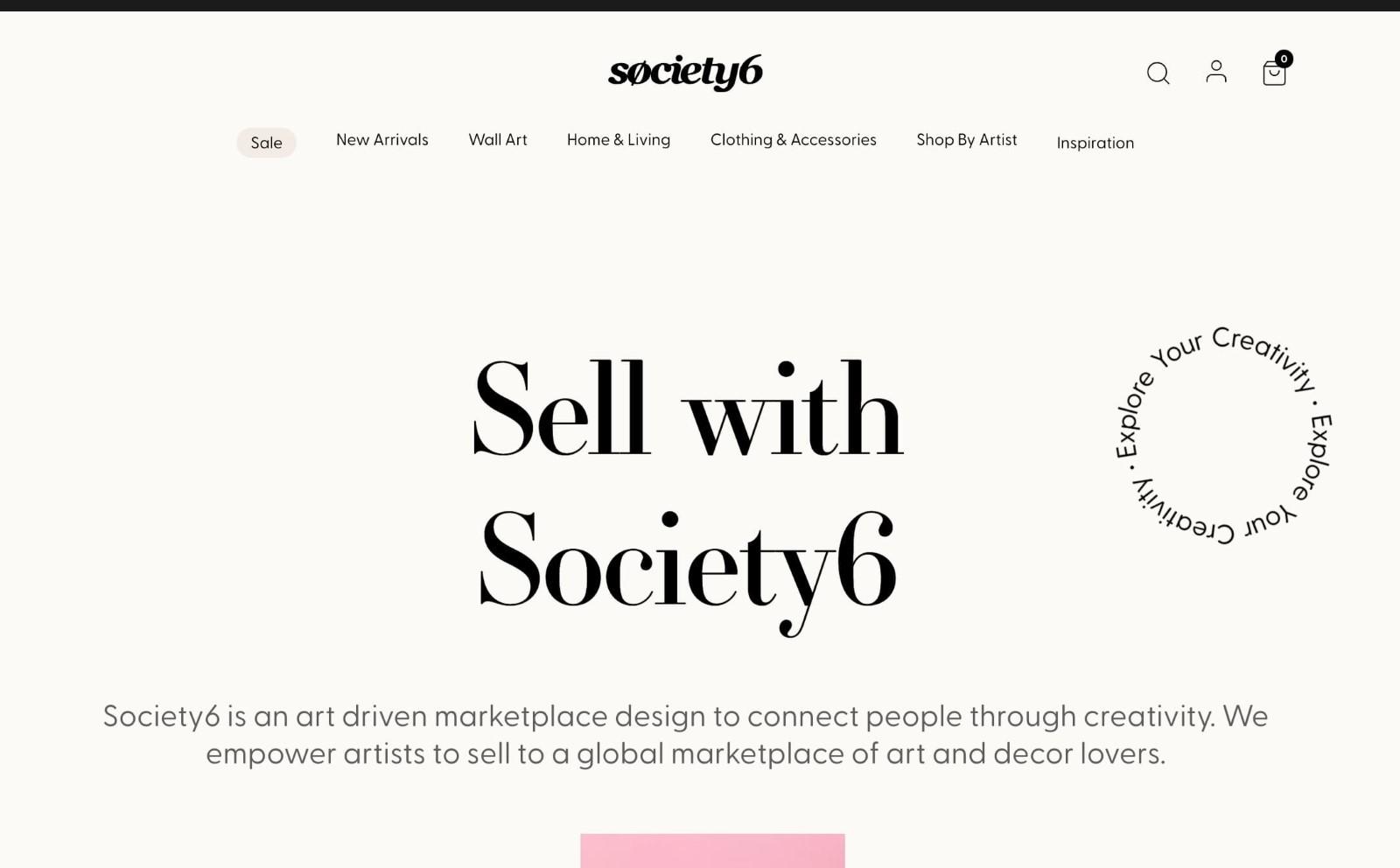 Example of where to sell artwork online