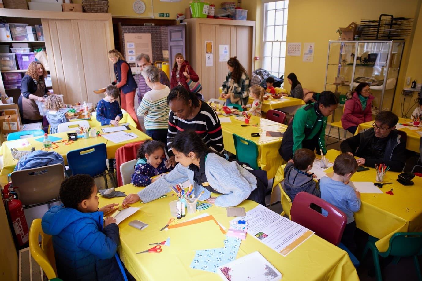Families at Museum of the Order of St John, London