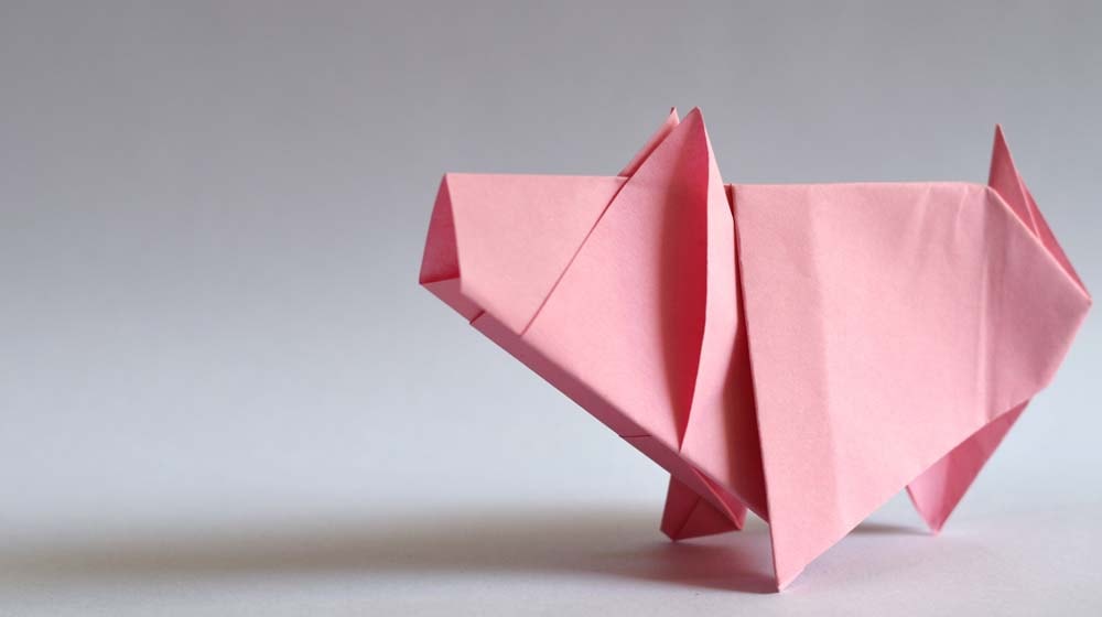 1099-MISC Origami Pig
