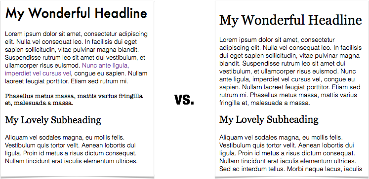 Website Fonts