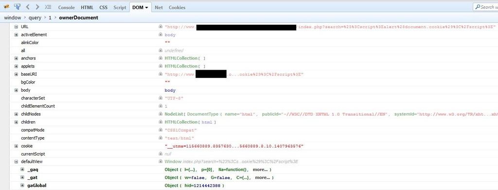 DOM or Document Object Model Attack