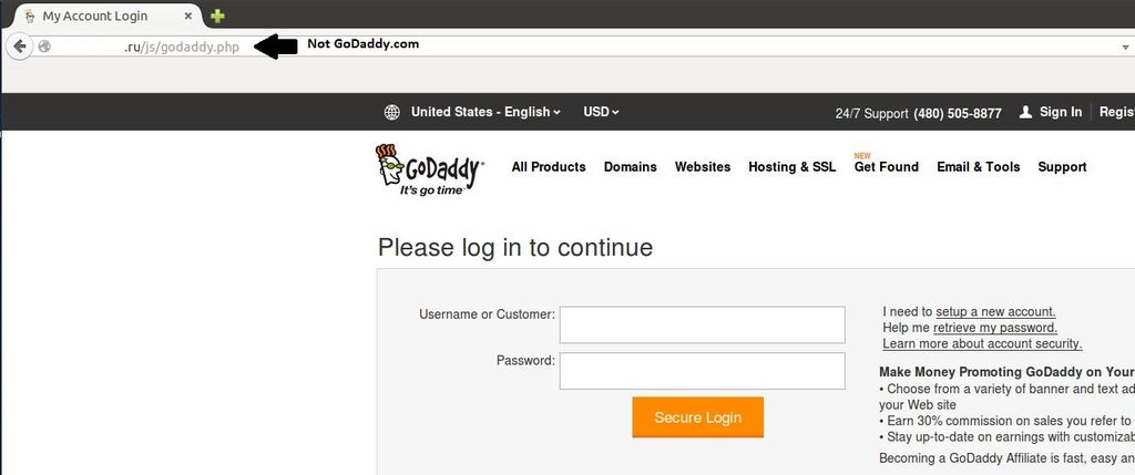 Fake Login Page