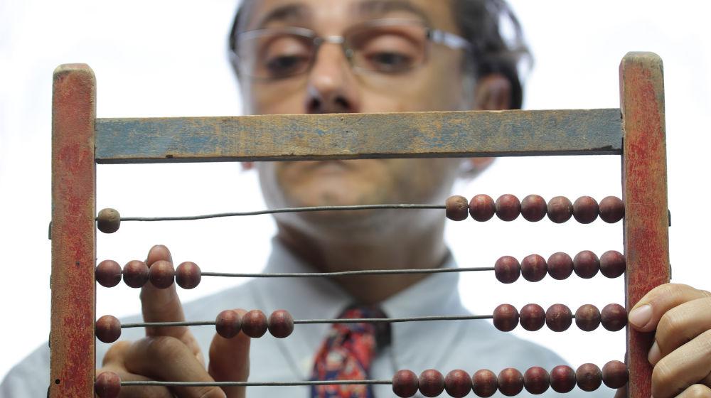 accountant with abacus