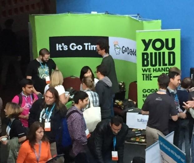 GoDaddy Booth at WordCamp San Francisco