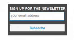 Newsletter Signup
