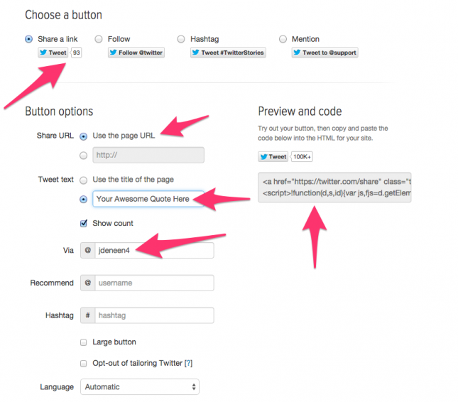 Tweet Plugin