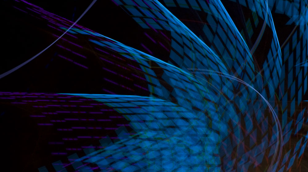 abstract blue waves