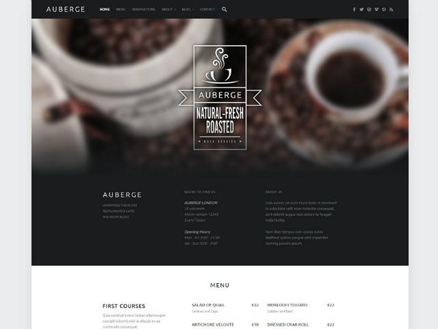 Auberge WordPress theme