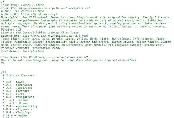 CSS minify