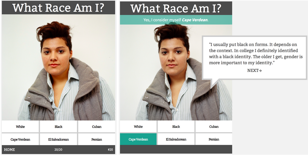 Don't Guess My Race questions and answers