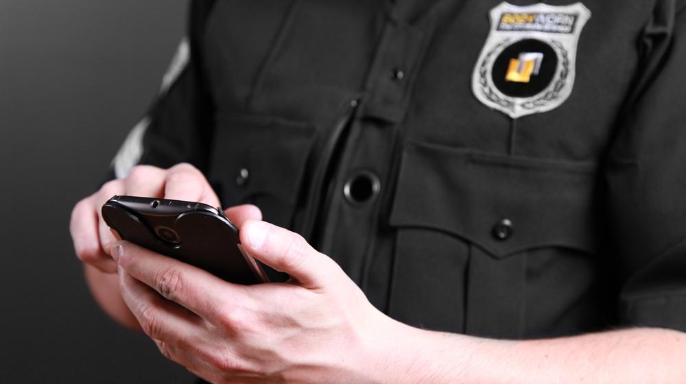 closeup of security guard to represent online security