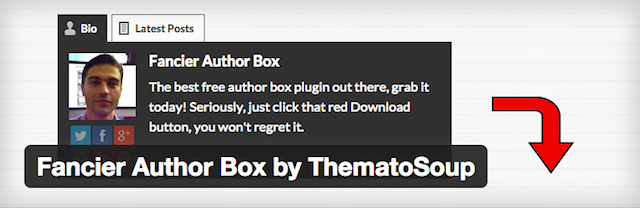 Free WordPress Plugins Fancier Author Box
