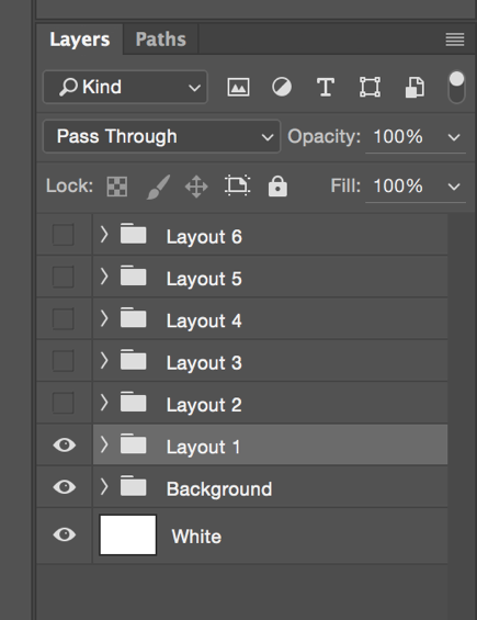 Photoshop Layers Palette