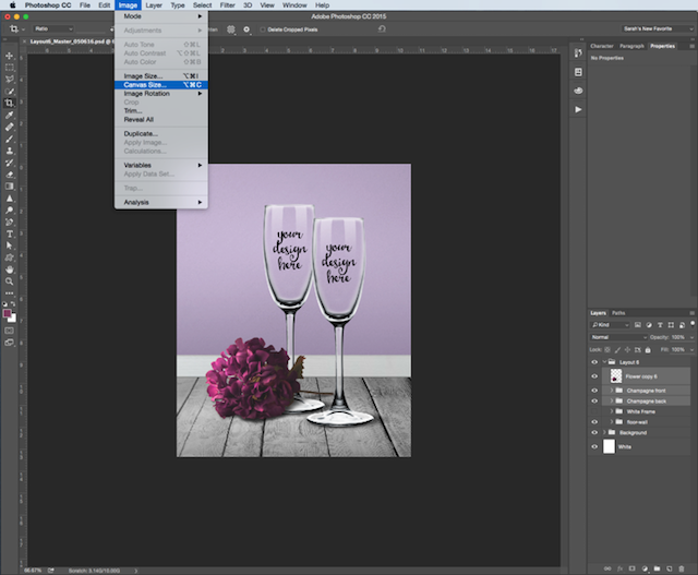 Photoshop Resizing Canvas Size
