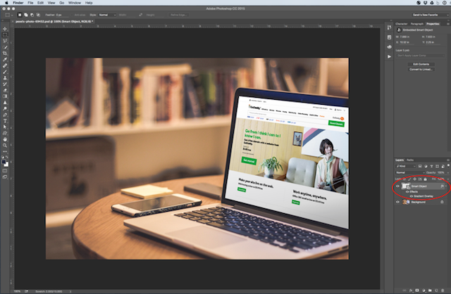 Photoshop Tricks Click Smart Object