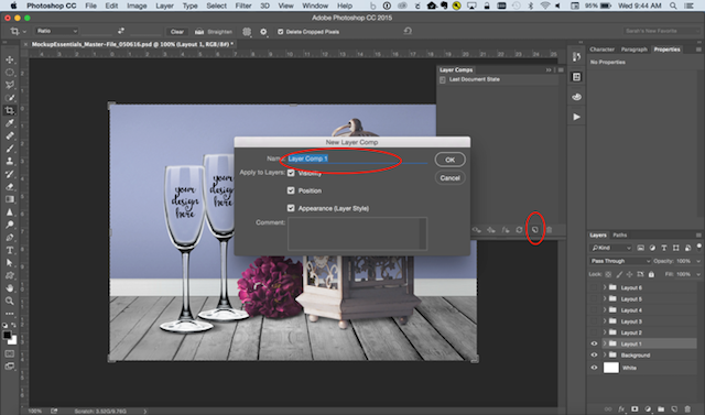 Photoshop Tricks Layer Comps