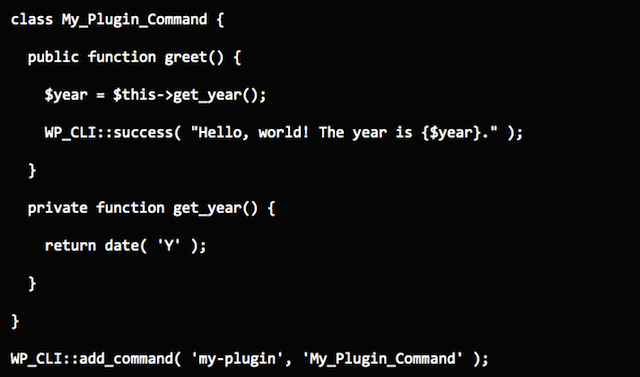 Register Command Example