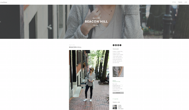 Email Subscription Truelane Home Page