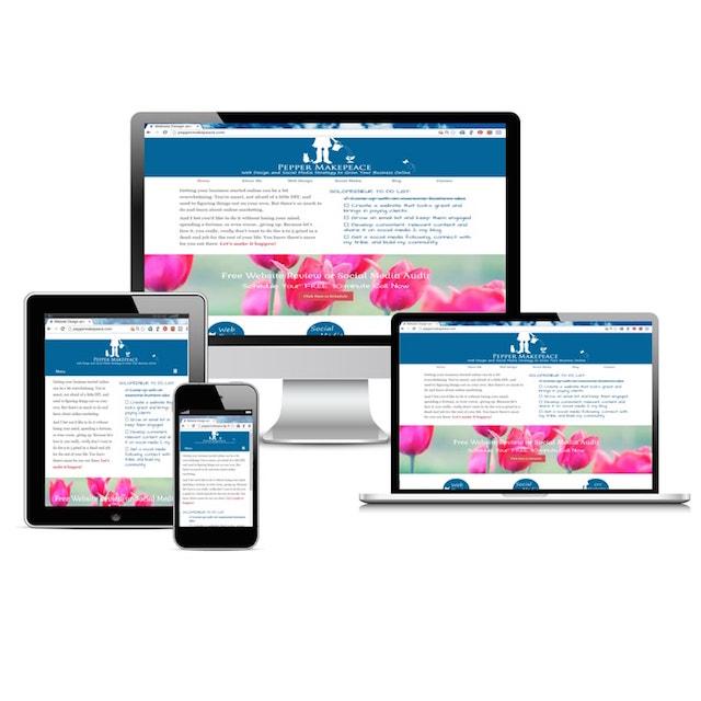 Pepper Makepeace Website