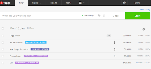 Best Free Apps Toggl