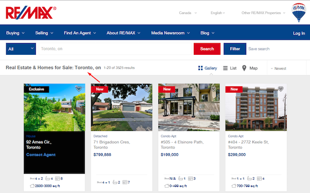 Remax Real Estate Listings