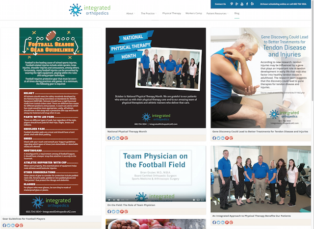 Content Hub Integrated Orthopedics