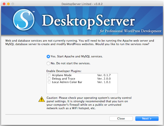 DesktopServer Database
