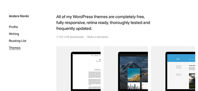 Anders Noren Theme Downloads