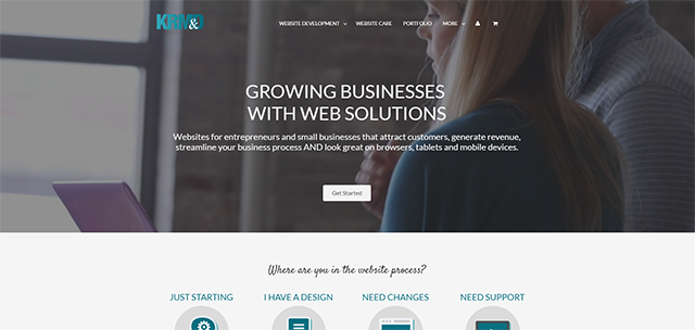 KR Media & Designs Website