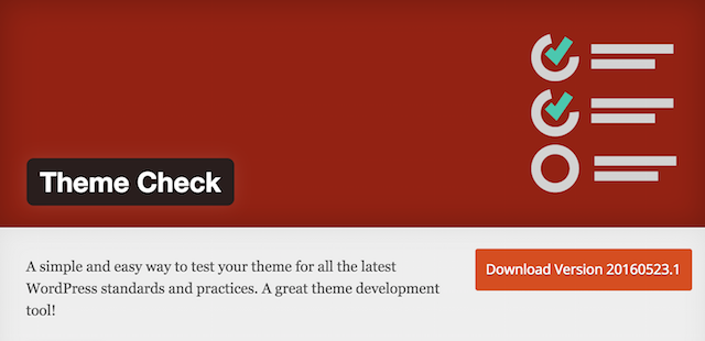 Theme Check Plugin