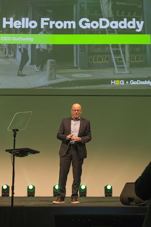 HEG and GoDaddy Blake Irving CEO