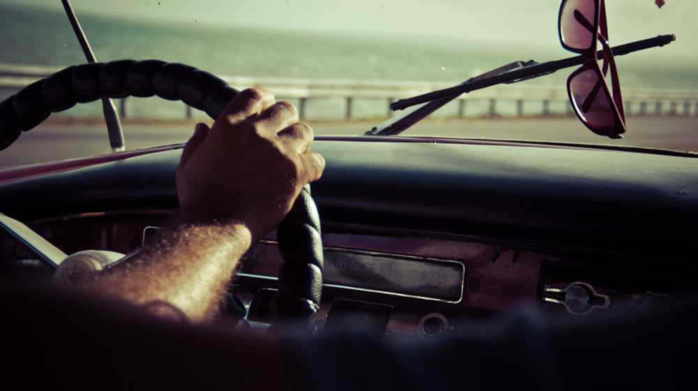 Driver in Car