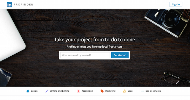 Outsourcing Service LinkedIn ProFinder