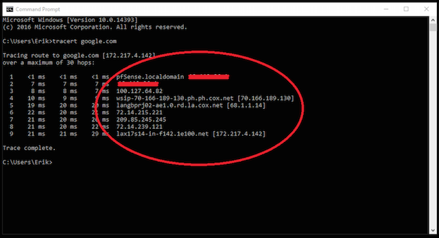 how traceroute works three