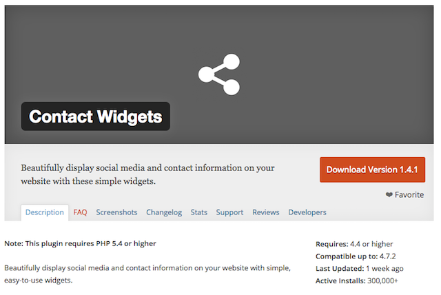 Creating A Contact Widget Contact Widgets Plugin