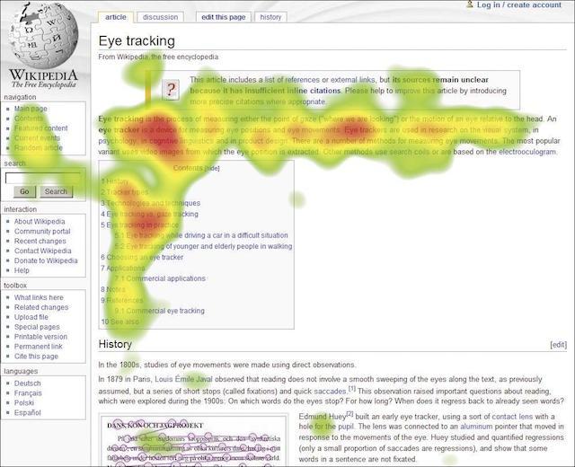 Heat Map Examples Eye Tracking