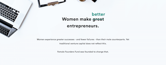 Venture Capital Firms Female Founders Fund