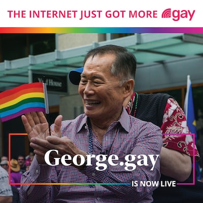 George Takei George.gay is now live