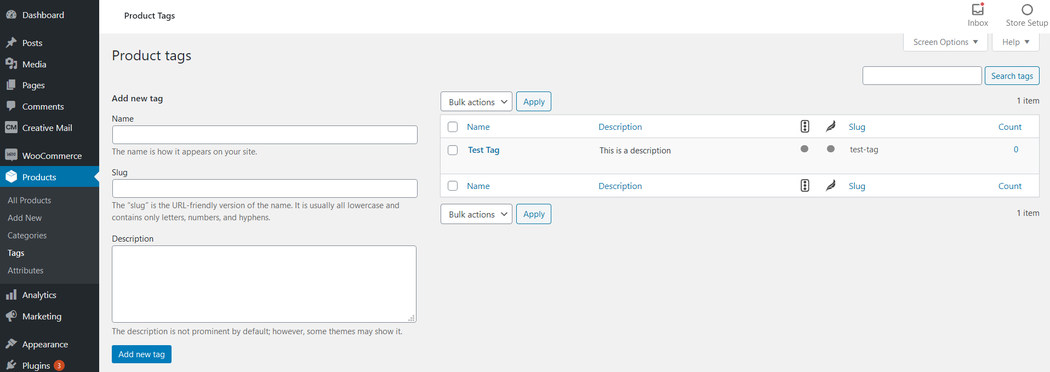 WooCommerce Product Visibility Text Tag