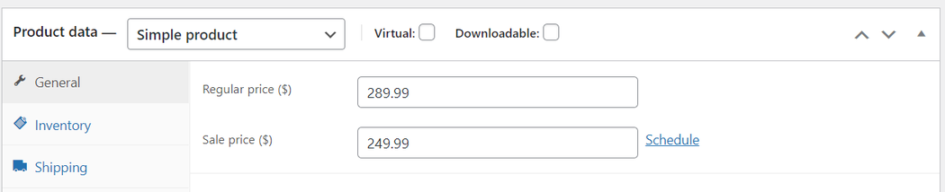 Create WooCommerce Pages Price