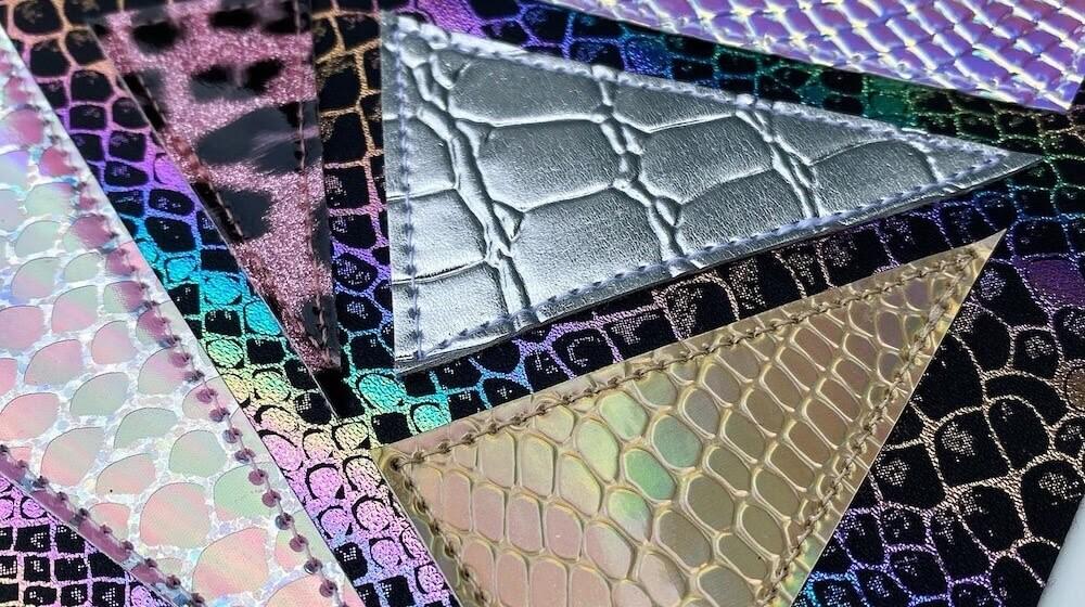 close up of textile made by Kelly