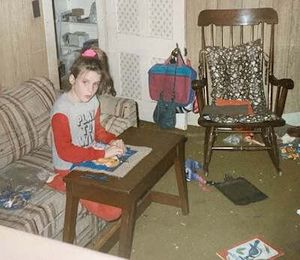 Kelly Dempsey as a child