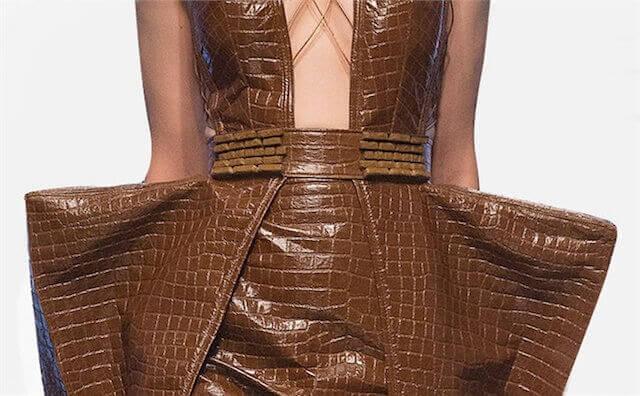 Close up of Brooklyn Bridge dress by Kelly Dempsey