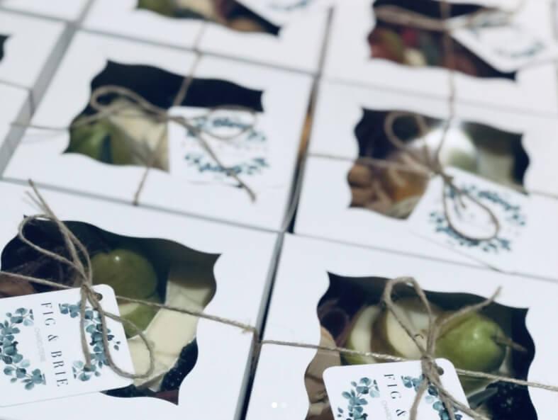 Fig & Brie to-go boxes