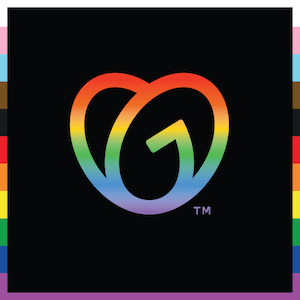 GoDaddy Logo for Pride Month